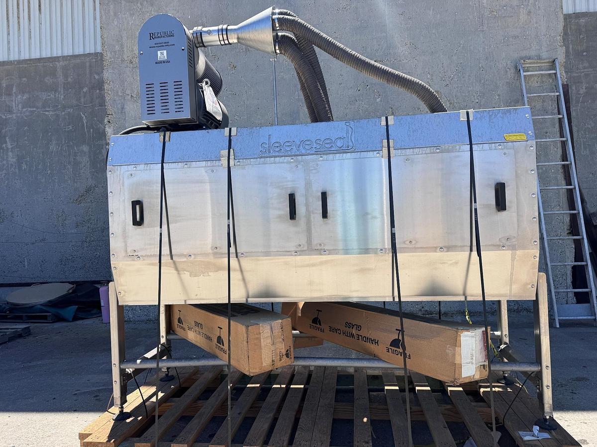 Unused Dryer, Bottle, Shrink Sleeve Air Knife, Sleeves Seal, Stainless Steel, 25 HP, #5991710