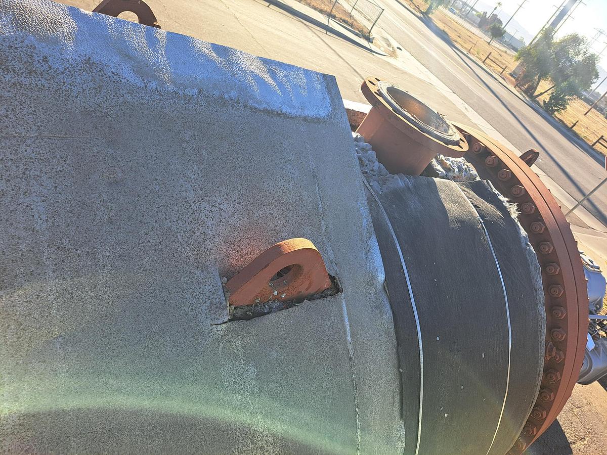 Used Dryer, Paddle, 60" Dia. x 19' Long, 304L Stainless Steel, Jacketed, SMS, #5991646