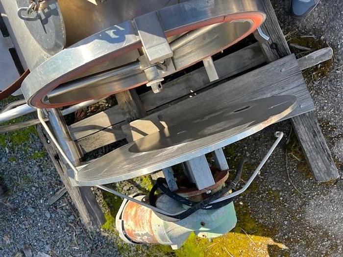 Used Tank, 125 Gallon, 316 Stainless steel, 2' X 4', Flash/Surge, Agitated, Cheese #S694027