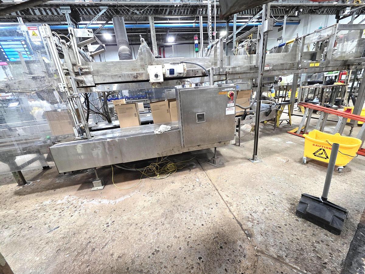 Used Case Packer, Drop, Hamrick 600D, with Laner, Servo-Driven, #