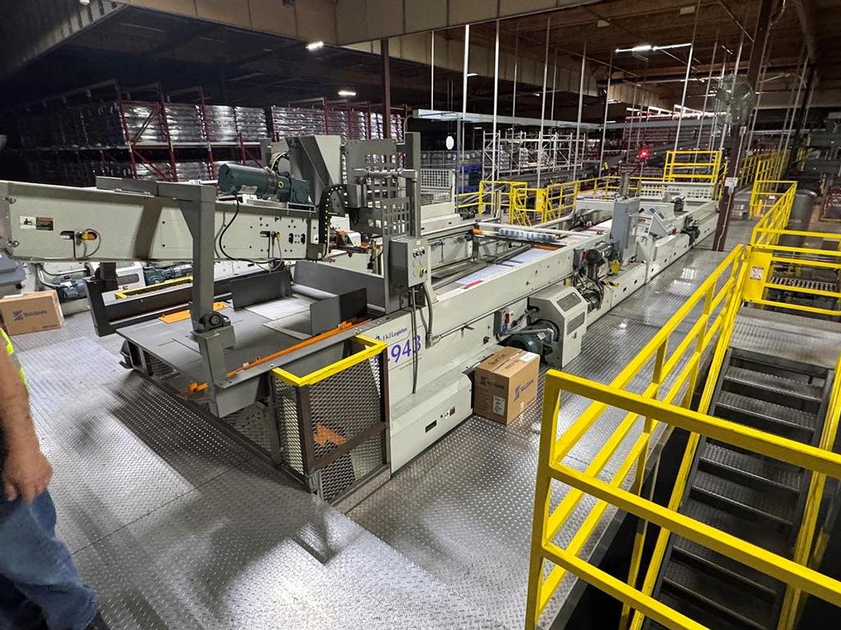Used Bottling Line, 600–800 BPM, US Bottlers Filler, Sidel Labeler, Kisters TSP100V Shrink Wrapper, #5991609
