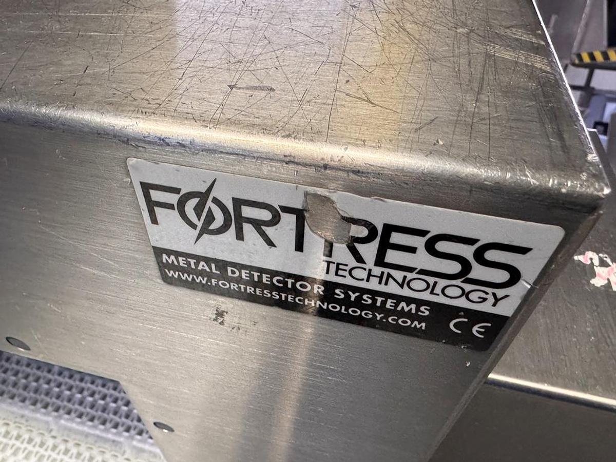 Used Detector, Metal, 15" x 13.5", Fortress, Stealth, Stainless Steel, Belt Conveyor #5991850