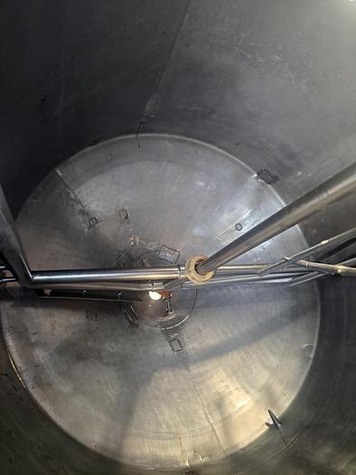 Used Tank, 2,000 Gallon, Jacketed, Scraper Agitation, Cone Bottom, APV #S745304