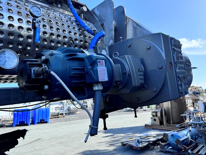 Used Holoflite, 24" X 20', Dual Screw, 316L Stainless Steel, 100 PSI #5990961