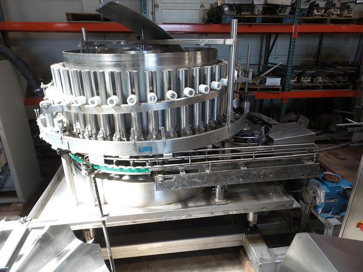 Used Filler, Piston, 40-Head, Rotary Piston Filler, Zacmi , Model 0295/40/3, #5991916