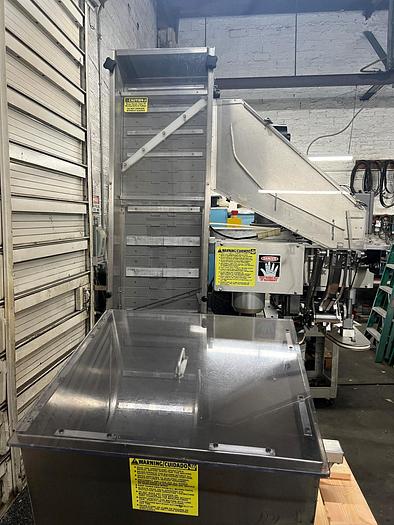Used Capper, Inline, 6-Spindle, Kaps-All Model A-2, Cap Sorter #S745234