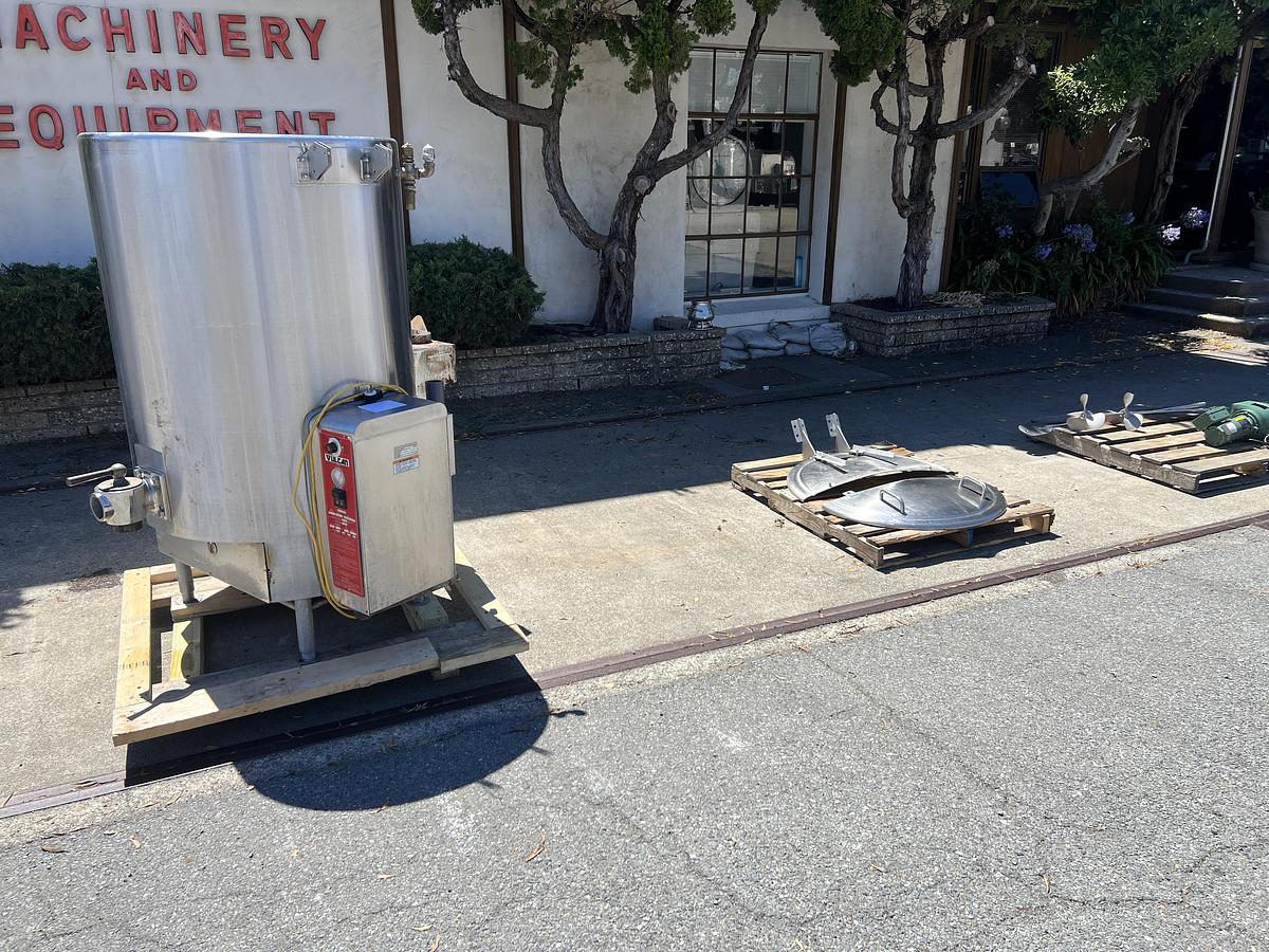 Used Kettle, 150 Gallon, Agitated, Vulcan, GT150E, Self Contained, Natural Gas #C745334