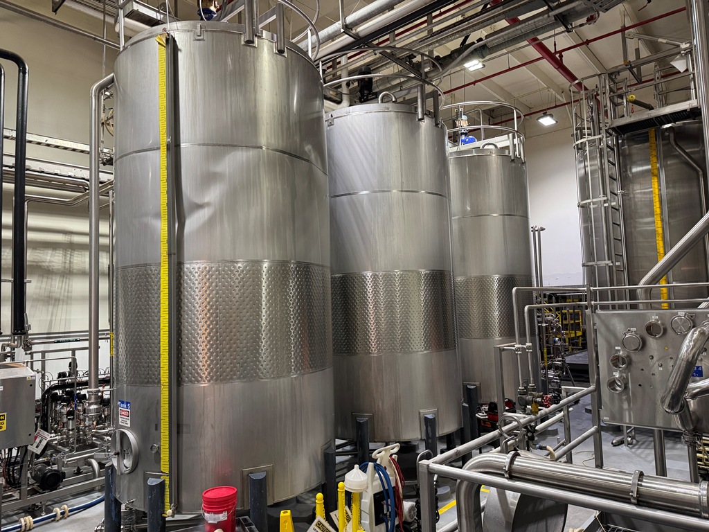 Used Tank, 6,000 Gallon, Dimple Jacketed, Agitated, Stainless Steel, Qty 3, #5991623