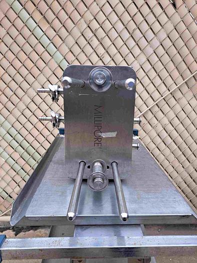 Used Lab Equipment, Cassette Filter, Millipore, S/St, Frame, 3/8" Inlets and Outlets #S745185