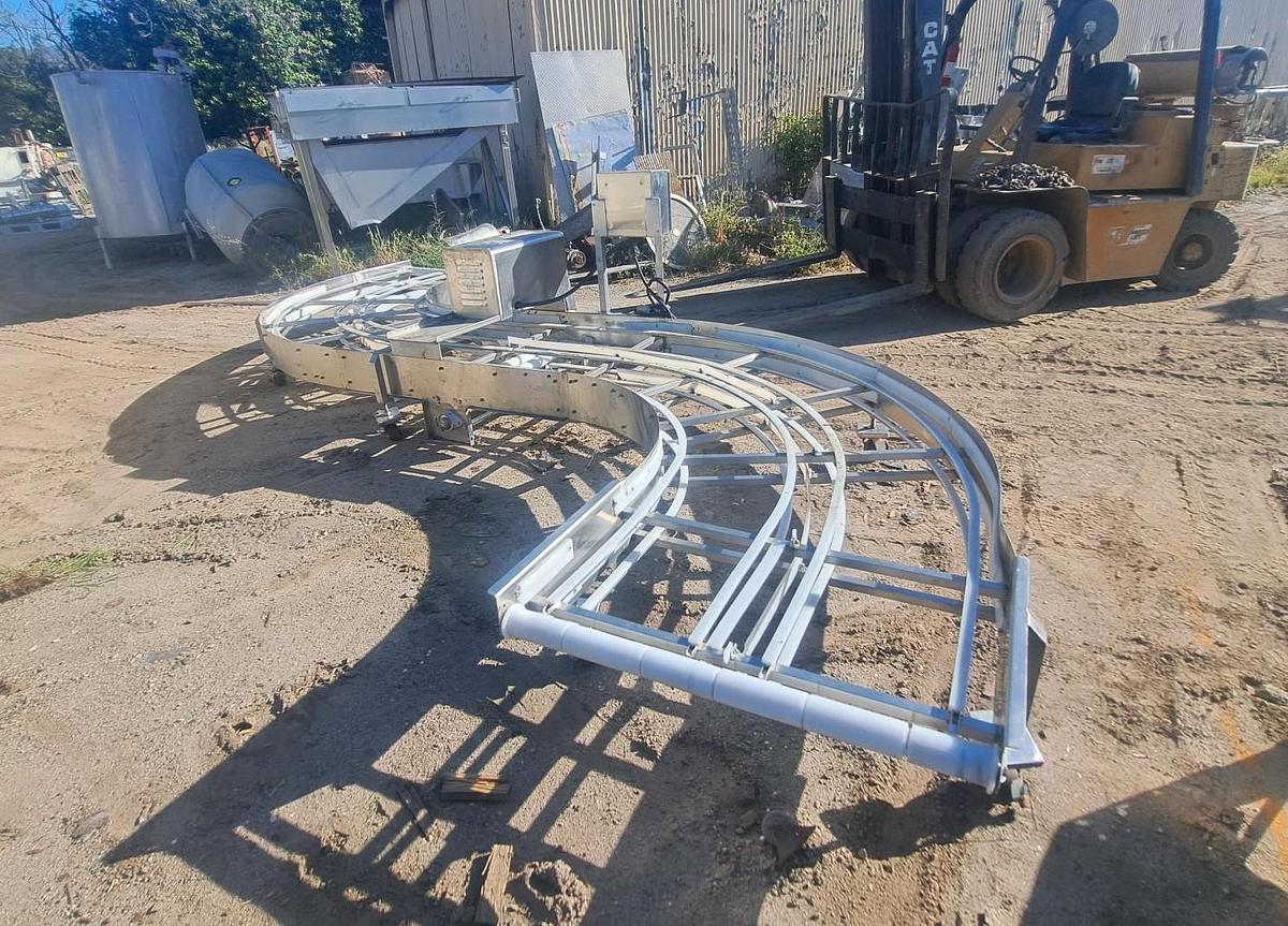 Used Conveyor, Belt, 36" x 20', Plastic, S Turn #C734663