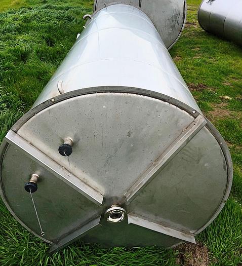 Used Tank, 2,400 Gallon, Stainless Steel, 5'6" x 14', Single Wall #S745016