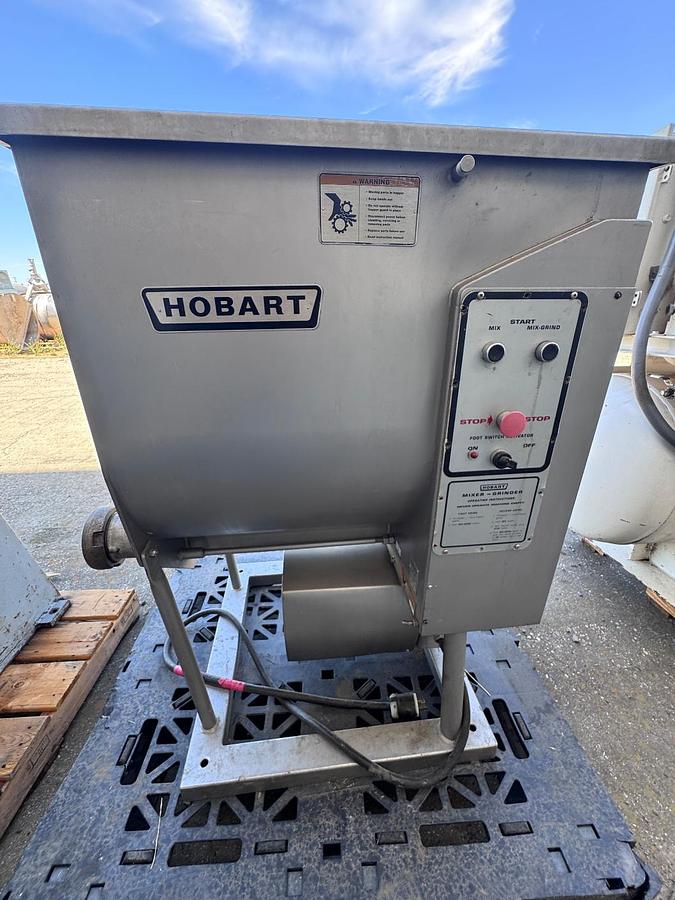 Used Grinder, Mixer, Hobart, Model 4346, 4" Discharge, Stainless Steel, #5991874