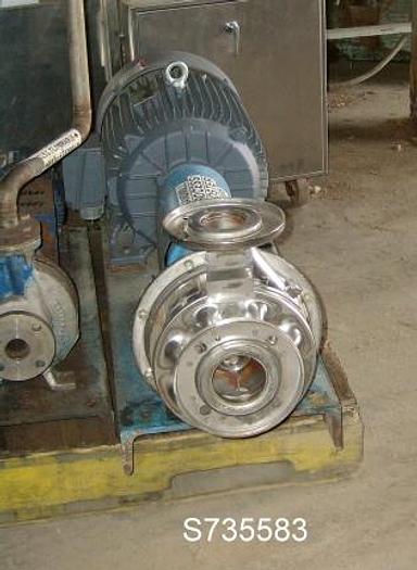 Used Pump, Centrif., 25 HP, 316 S/st, Gould, Mdl SSH, 2-1/2" Out #S735583