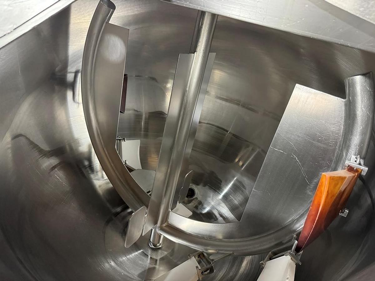 Used Kettle, 500 Gallon, Groen, Cook Mixer, Jacketed, Scrape Agitated, Stainless Steel, #5991713