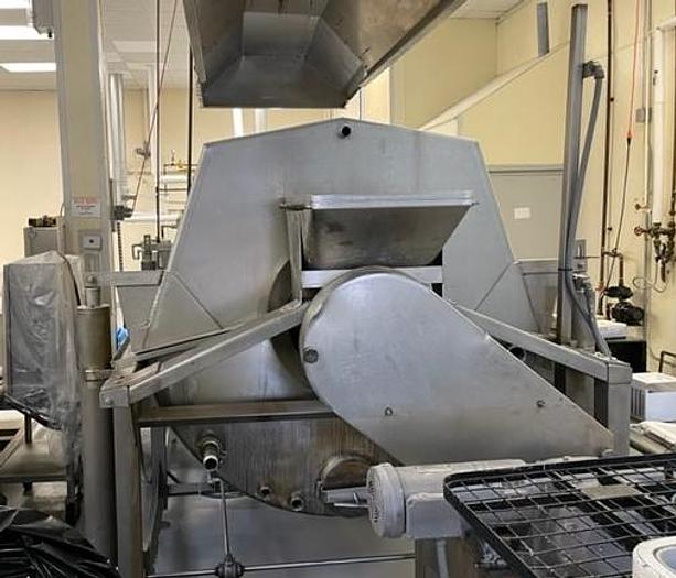 Used Hughes 48" diameter Rotary Screw Blancher - #3785846