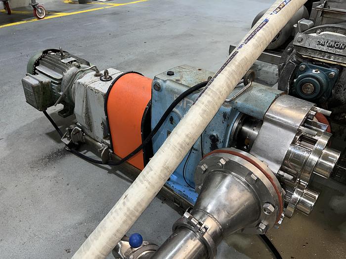 Used Chopper Pumps, 12" x 48", Stainless Steel, Waukesha Pumps, 20 HP - (3) - #4828582