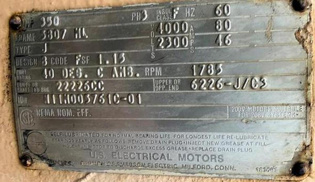 Used Mill, Impact, TAS, C/st, 350 HP, Mdl 42B (2) #S516500