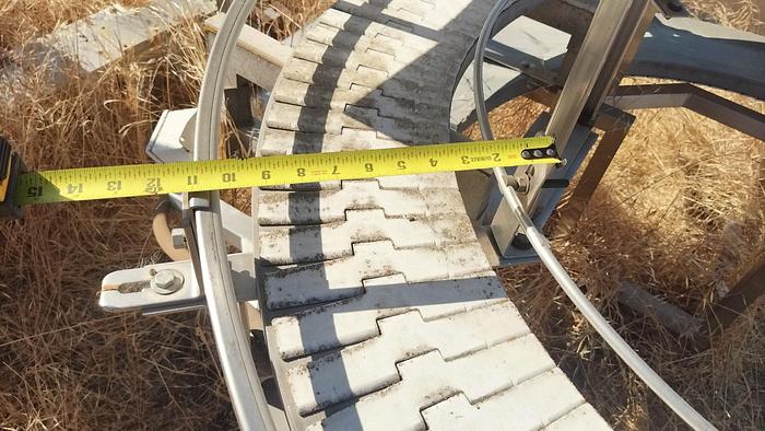 Used Conveyor, Belt, 7.5" x 7'8", S/st, Safeline #S740535