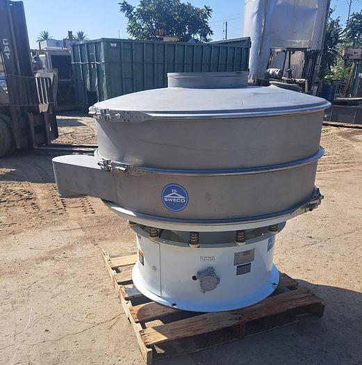 Used Screen, Sweco, 48”, Single Deck, Stainless Steel, 2.5 HP, #5880232