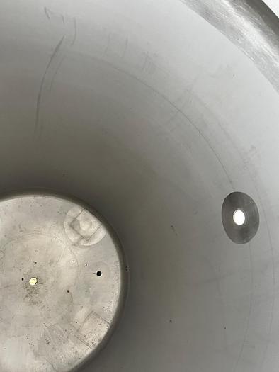 Used Tank, 250 Gallon, Stainless Steel, Dish Top and Dish Bottom #S744973