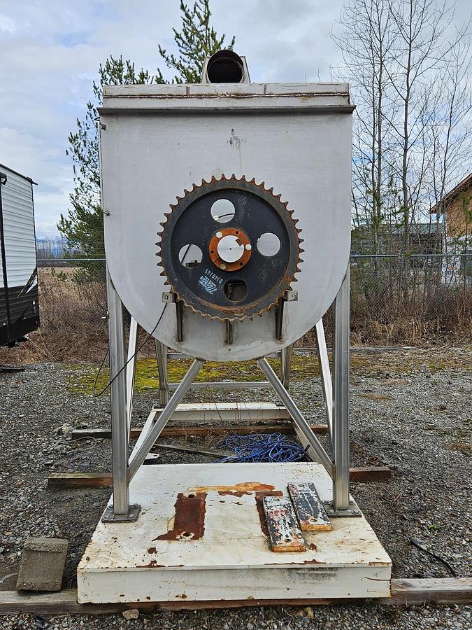 Used Mixer, Ribbon, 90 CF, 316L Stainless Steel, Austin Mac Inc, 50 HP, #5991352