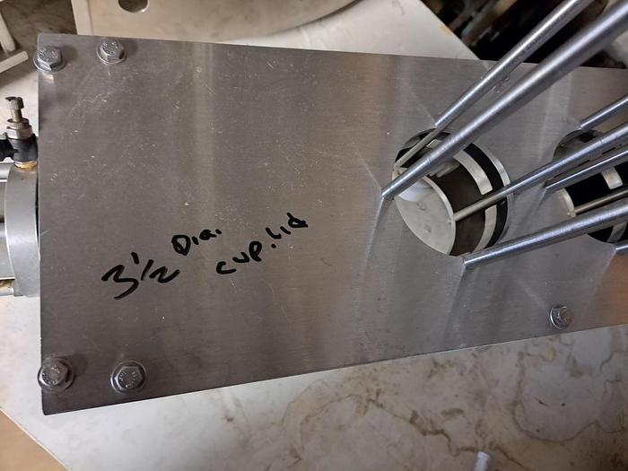 Used Filler, Cup, 2-Lane, Stainless Steel, 12 Ounces & 16 Ounces