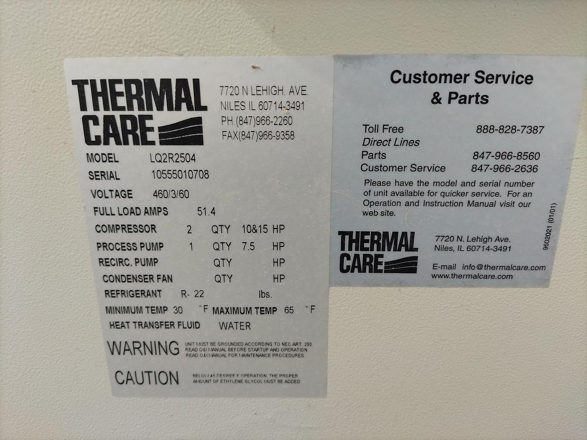 Used Refrig, Chiller, AccuChiller, Mdl LP2R2504, (2) Compressors, #S743958