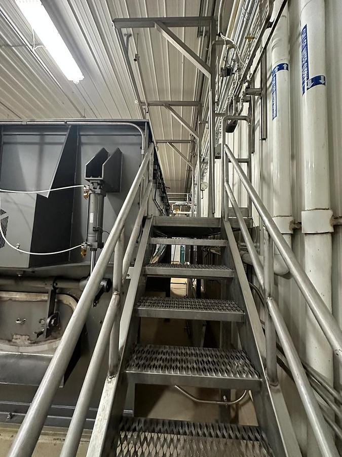 Used Mixer, Paddle, 519 CF, 304 Stainless Steel, Jacketed, 100 HP, Barely Used, #5991662