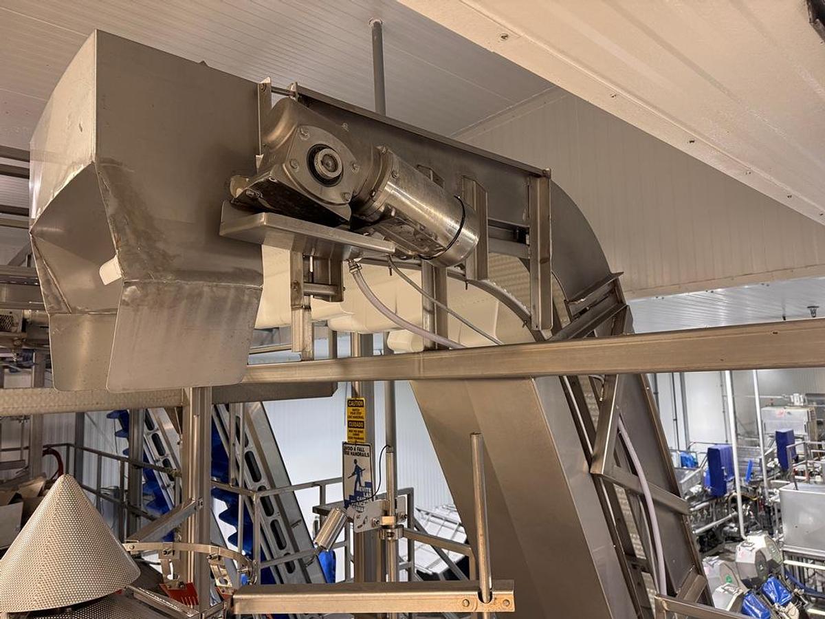 Used Filling Line, Bag, Ishida Combination Scale, Bosch SV 3800 Bagger, Elevator, Produce, #5991861