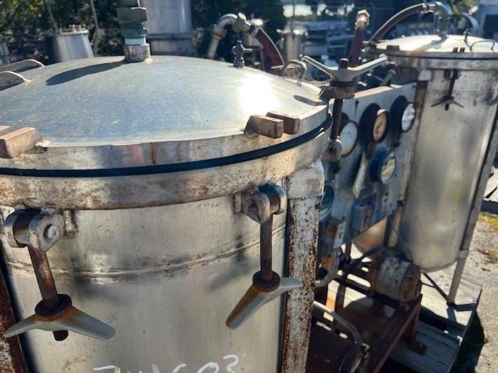 Used Cooker, 100 Gallon, S/st, Pressure, Pumps, #S741603