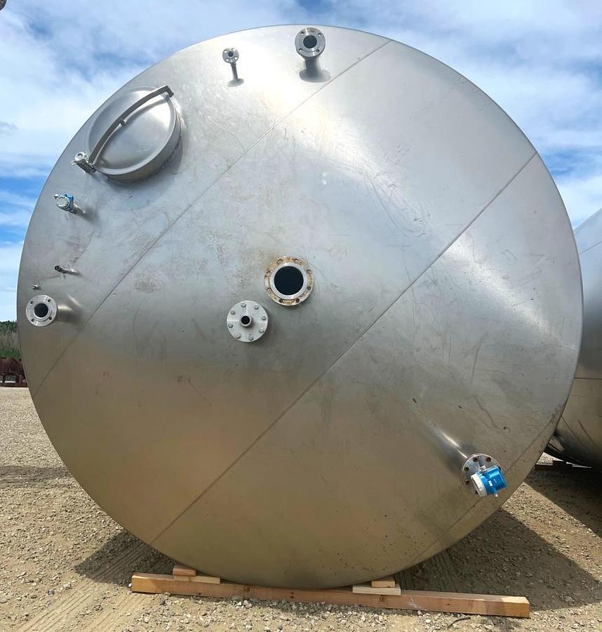 Used Tank, 15,000 Gallon, Vertical, 304L Stainless Steel, ASME, Unused, #5991729