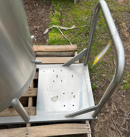Used Tank, 100 Gallon, Stainless Steel, Open Top #S744982