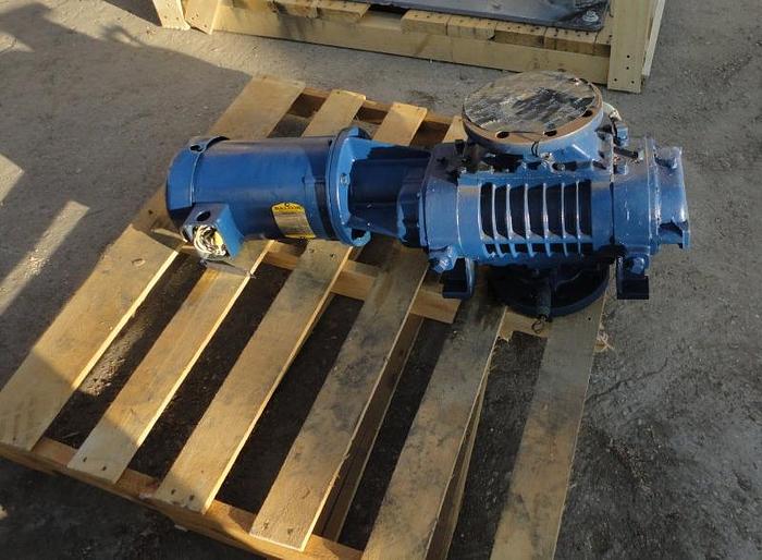 Used Pump, Vacuum, 5 HP, Kinney, Mdl KMBD-400C, Cast Iron #S741562