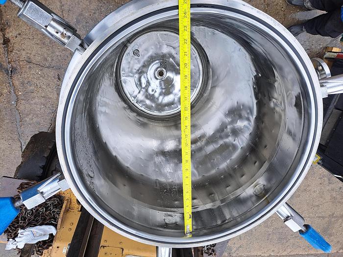 Used Tank, 79 Gallon, 316L Stainless Steel, Jacketed, 50 PSI, Fermenter, C #L744278