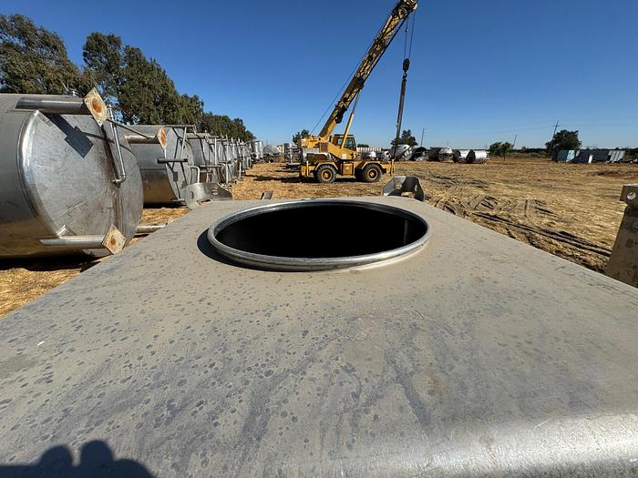 Used Tank, 550 Gallon, 316 Stainless Steel, Tote, #5991029