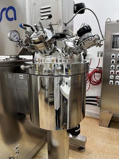 Used Mixer, High Shear, 50 Liter, Vacuum, Jacketed, Homogenizer, Olsa, #