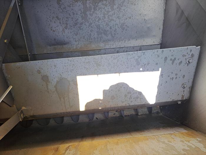 Used Hopper, Dump, 200 CF, 304 Stainless Steel, Auger Discharge #5674437