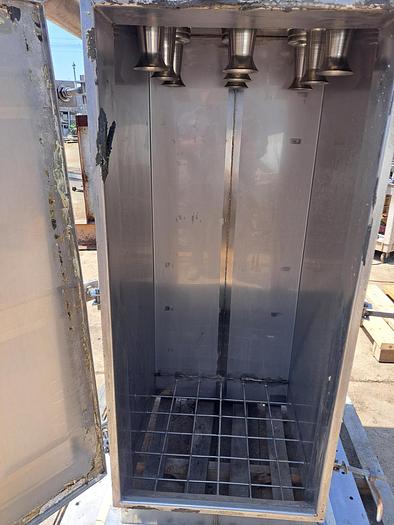 Used Dust Collector, Bin Vent, 40 SF, Stainless Steel, Pulse Jet, #5751584