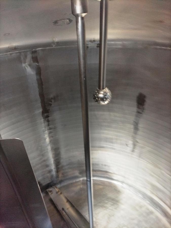 Used Tank, 1,000 Gallon, Jacketed, Stainless Steel, #5991894