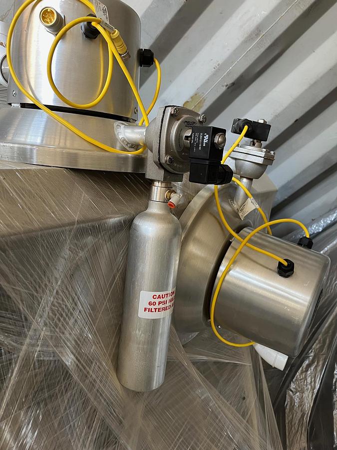 Used Conveyor, Pneumatic, PNEU-CON, 60 PSI, 304 Stainless Steel, 2" Outer Diameter #5991385