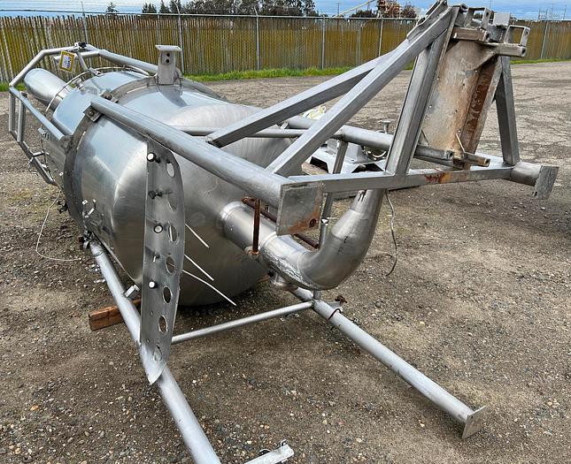 Used Tank, 350 Gallon, S/st, 60 PSI, Cherry Burrell #S744985