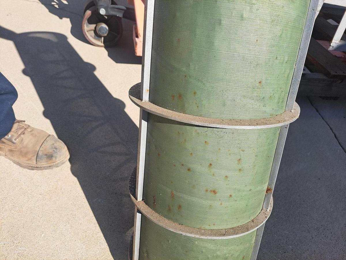 Used Pulper, Finisher, Brown, Mdl 100, 2 HP, Paddle, #S738681