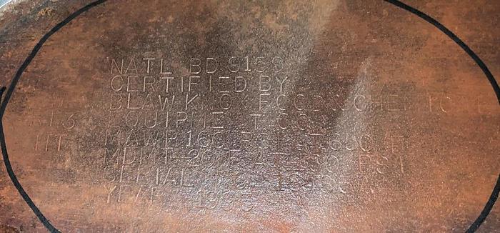 Used Dryer, Drum, Double, 42" x 120", Chrome, Blaw Knox, 160 PSI #D745512