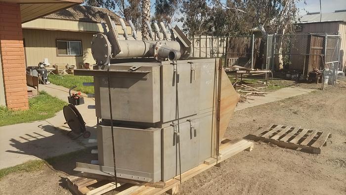 Used Screen, Parabolic, 24", 316 Stainless Steel, Twin, Andritz, Pressure #S739351