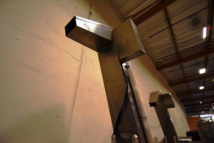 Used Elevator, Cap, Cleated, Pharma Pack, Stainless Steel, Incline #5991076