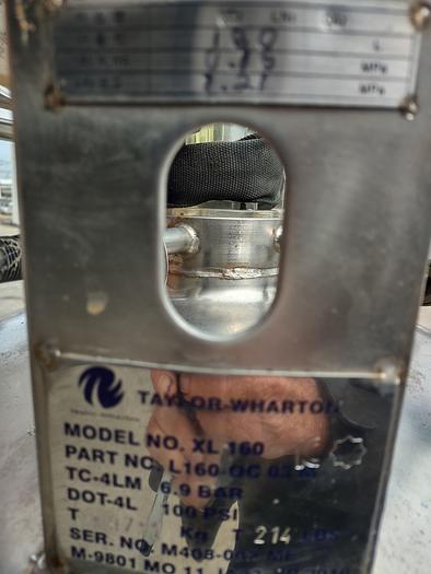 Used Tank, 42 Gallon, S/st, Cryogenic, Taylor-Wharton, Mdl XL-160 #S744926