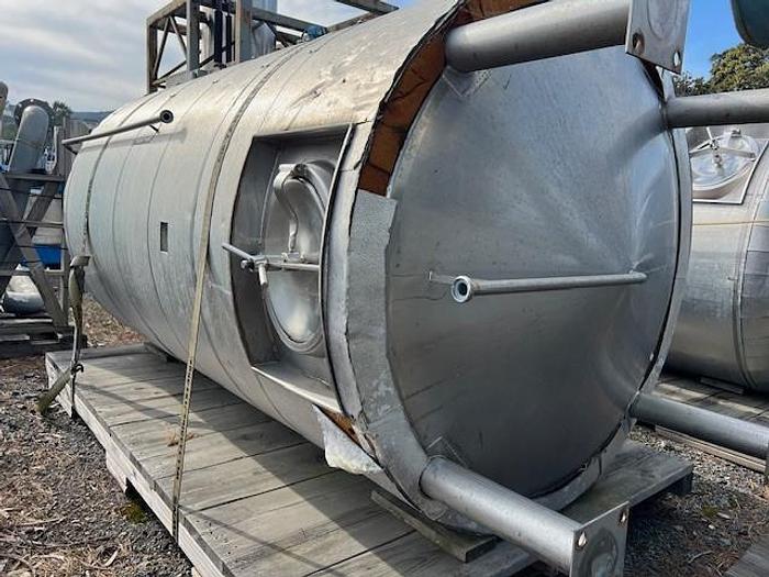 Used Tank, 1,300 Gallon, S/st, CT/CB, Insul, Spray Ball #S743884
