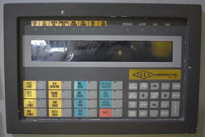 Used Form, Fill & Seal Machine, Piston Filler, Tucs, Model TVF-10-25-C - #