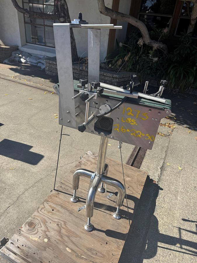 Used Conveyor, Belt, 5-3/4” X 21” & 25”,  (2) Belt Conveyors, Stainless Steel, #5991591