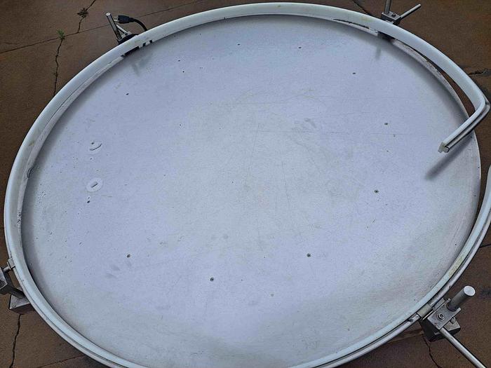 Used Table, Accumulation, Accutek, Model 28-048-ACA, 48" diameter disc, 1/10 Hp motor